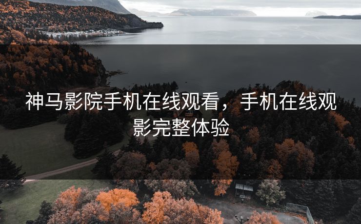 神马影院手机在线观看，手机在线观影完整体验
